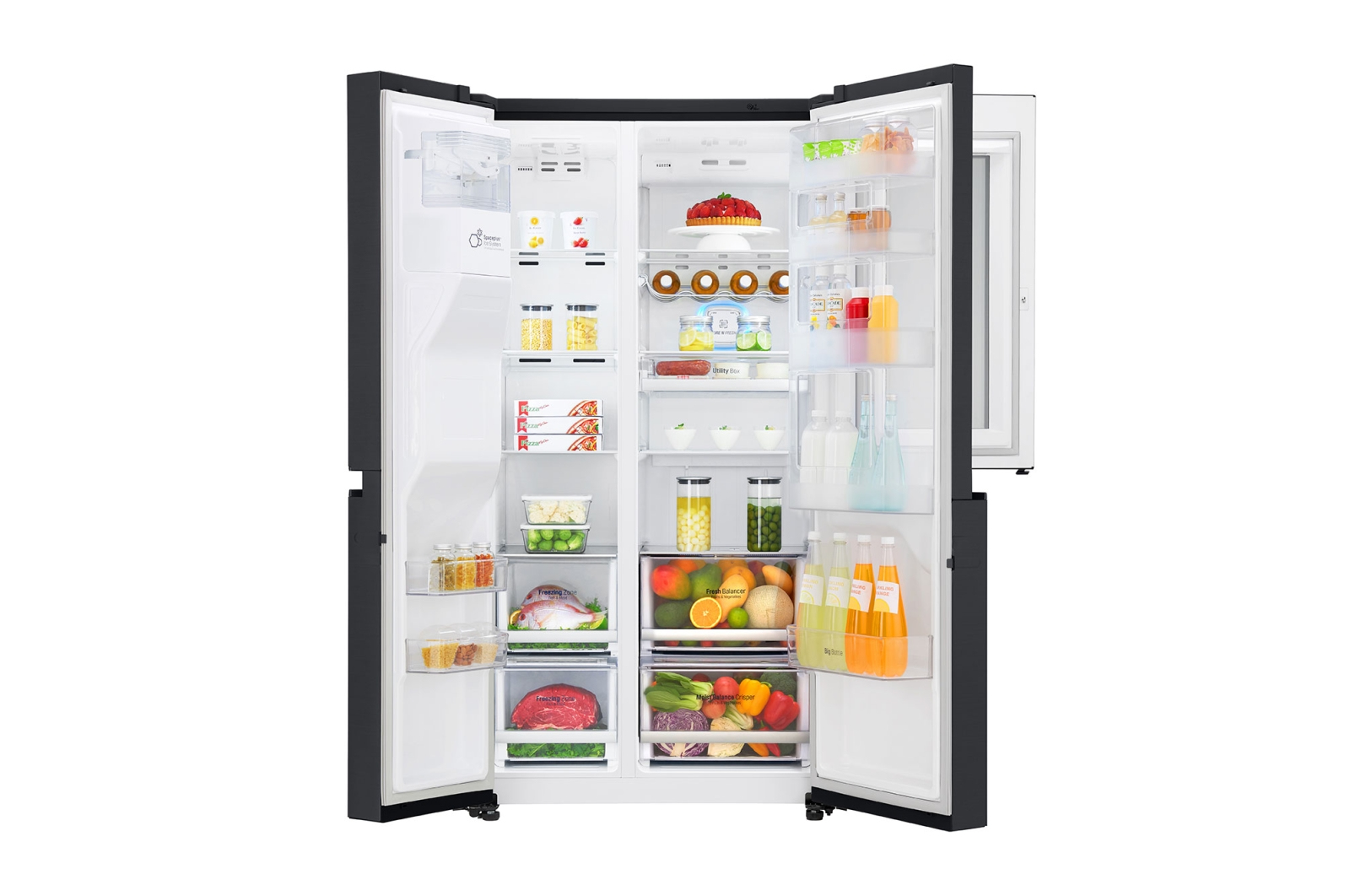 LG GSX960MTAZ side-by-side refrigerator Freestanding – image 8