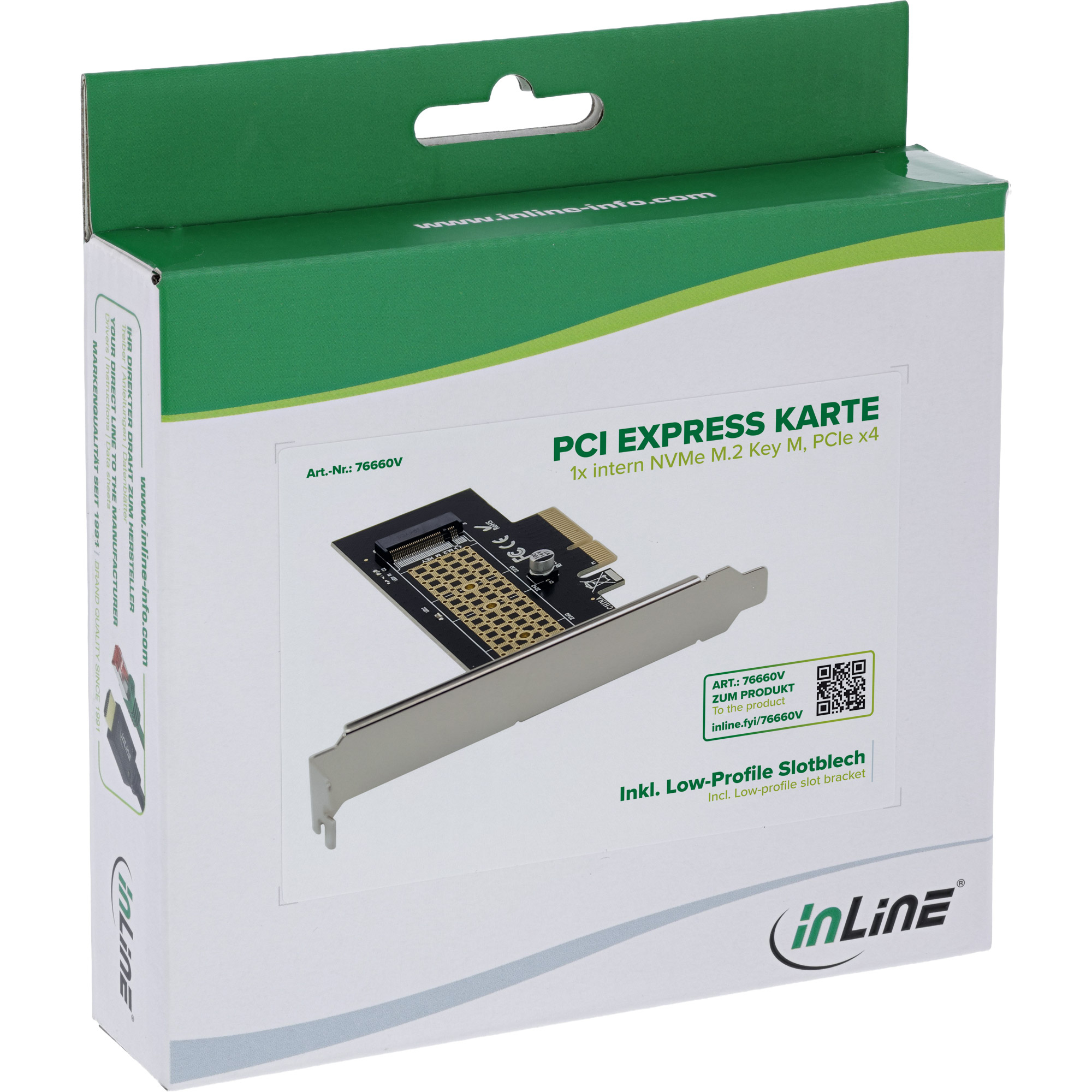 InLine 76660V interface cards/adapter Internal M.2 – image 1