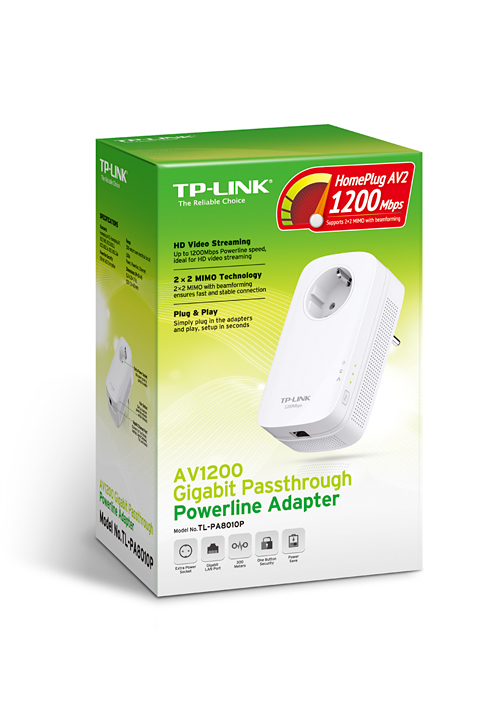 TP-Link TL-PA8010P PowerLine network adapter 1200 Mbit/s Ethernet LAN White 1 pc(s) – image 7