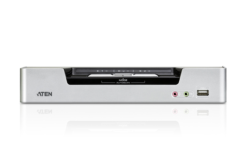 ATEN CS1642A-AT-E KVM switch Rack mounting Black, Silver – image 3