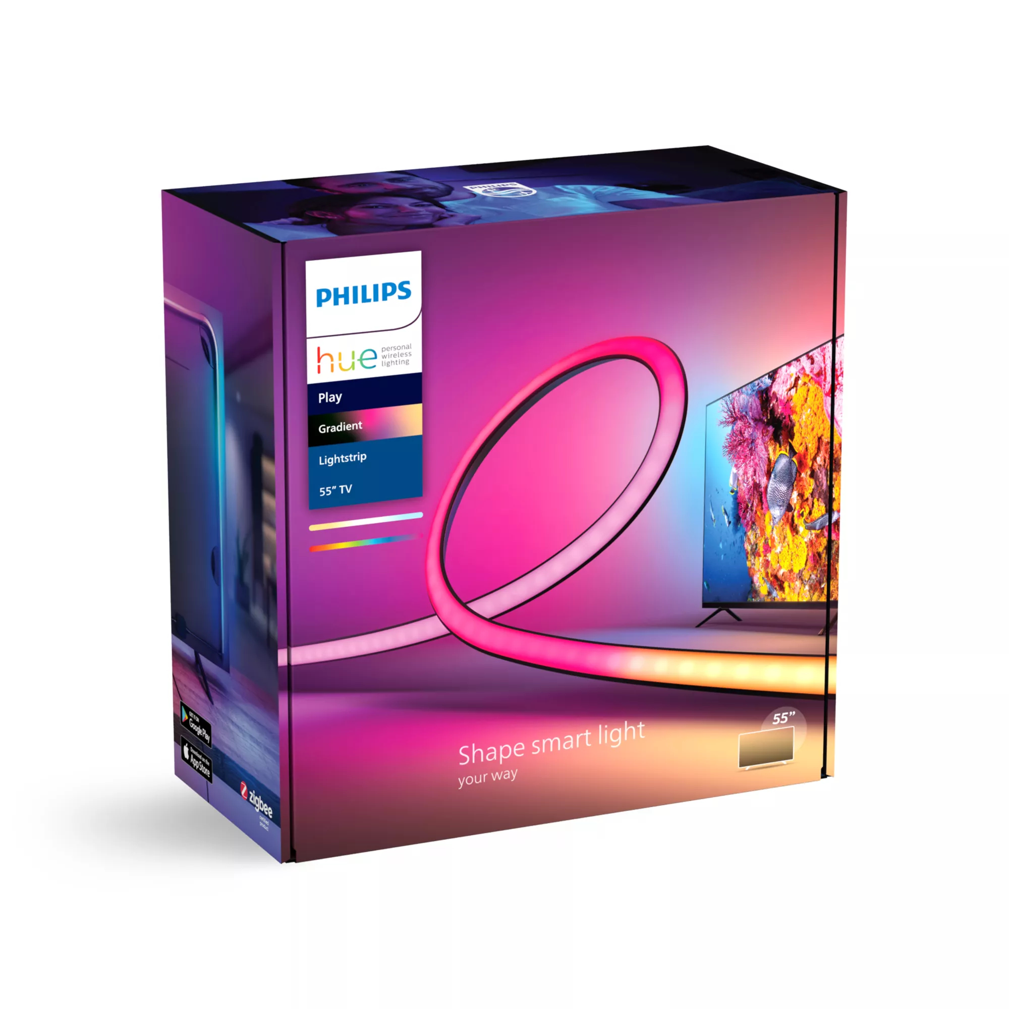 Philips by Signify Philips Hue White and colour ambience 8719514436473 smart lighting Smart strip light Bluetooth/Zigbee – image 9