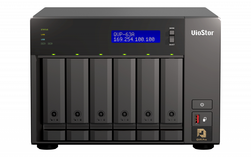 QNAP QVP-63A NAS/storage server Tower Intel® Core™ i3 i3-8100T – image 1