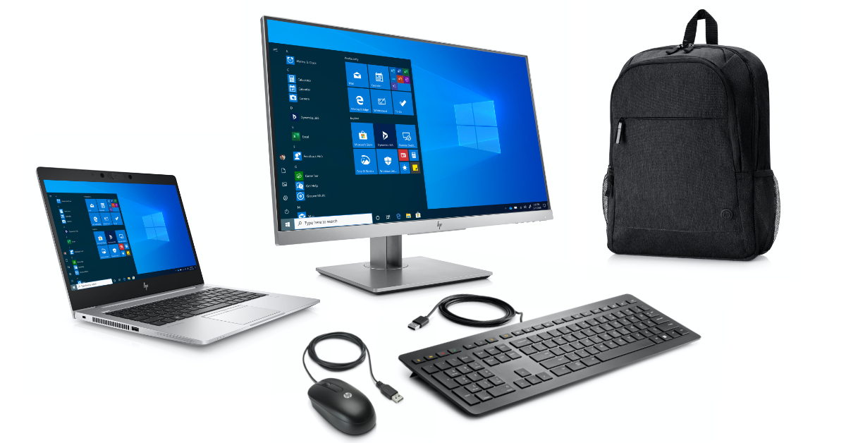 HP 735 G6 + EliteDisplay E243 + 1X644AA + QY776AT + QY777AT