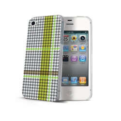 Celly PDPCOVIPH4GR mobile phone case Cover Black, Green, White
