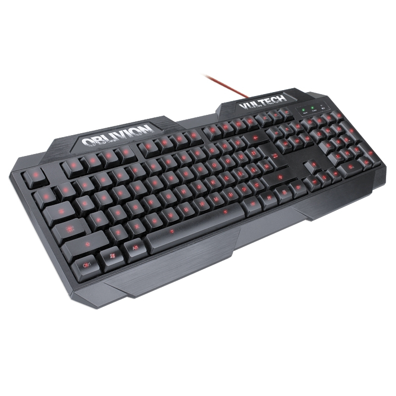 Vultech Oblivion keyboard Mouse included Gaming USB QWERTY Italian Black – image 5
