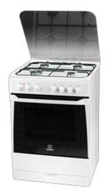 Indesit KN6G110SA(W)/NL Freestanding cooker Electric Gas White