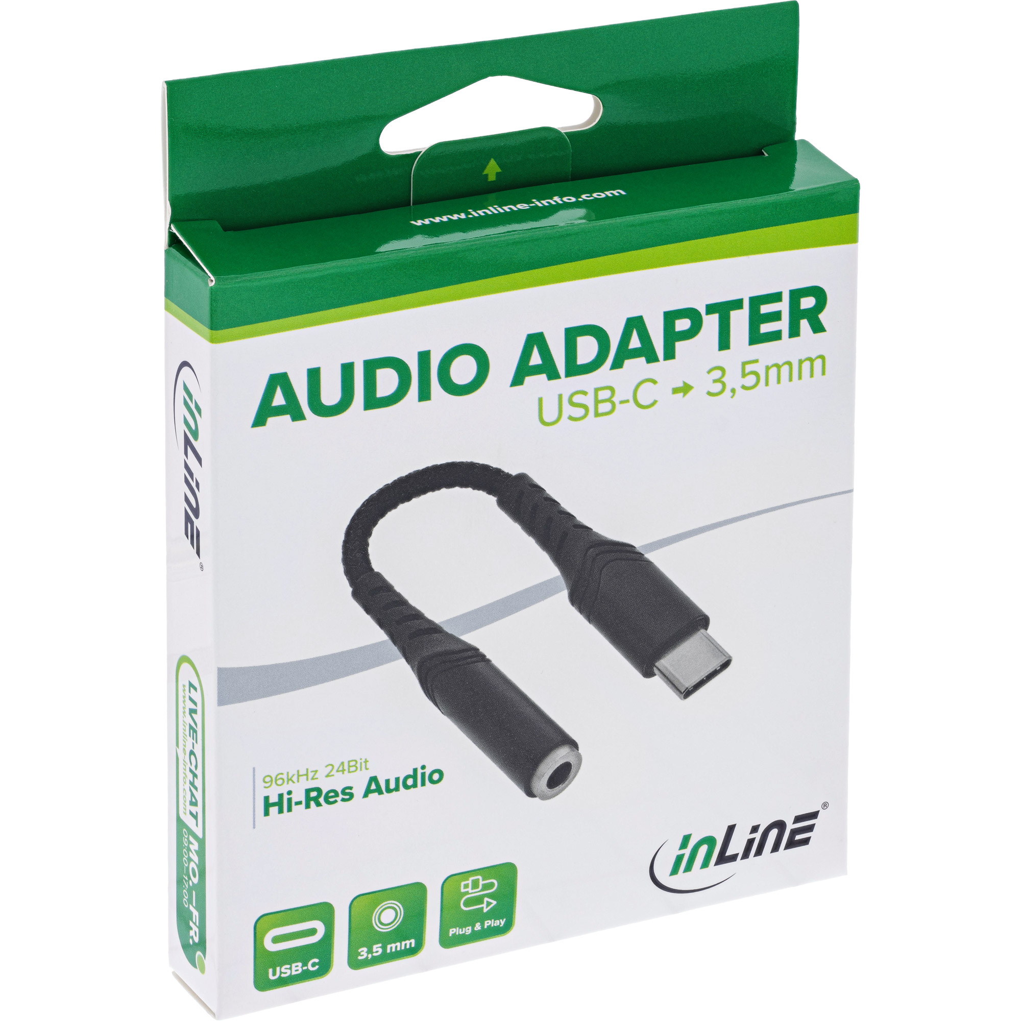 InLine 33054E audio converter Black – image 2