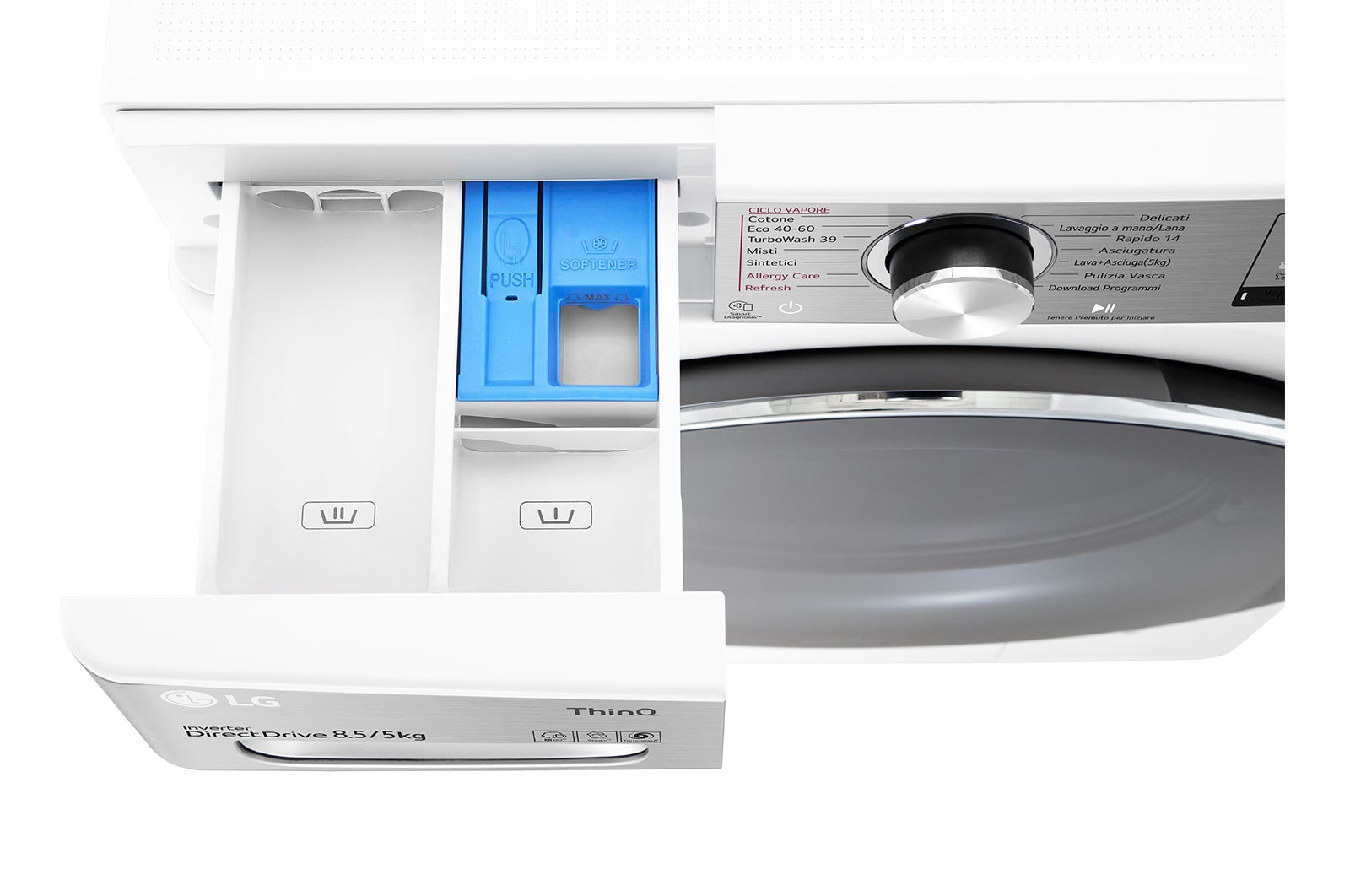 LG F2DV9S8H2E washer dryer Freestanding Front-load White – image 7