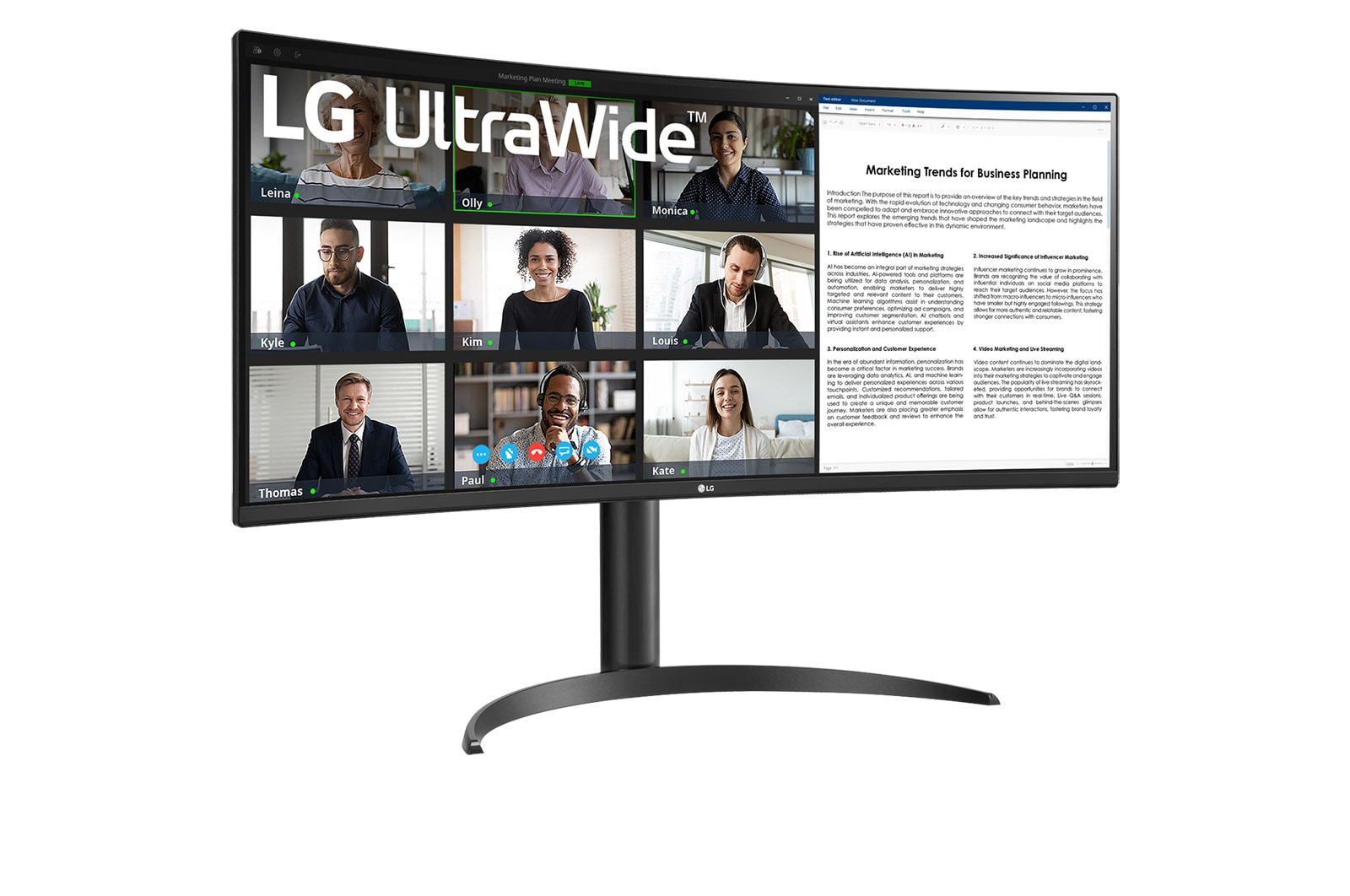 LG 34BR55QC-B computer monitor – image 3