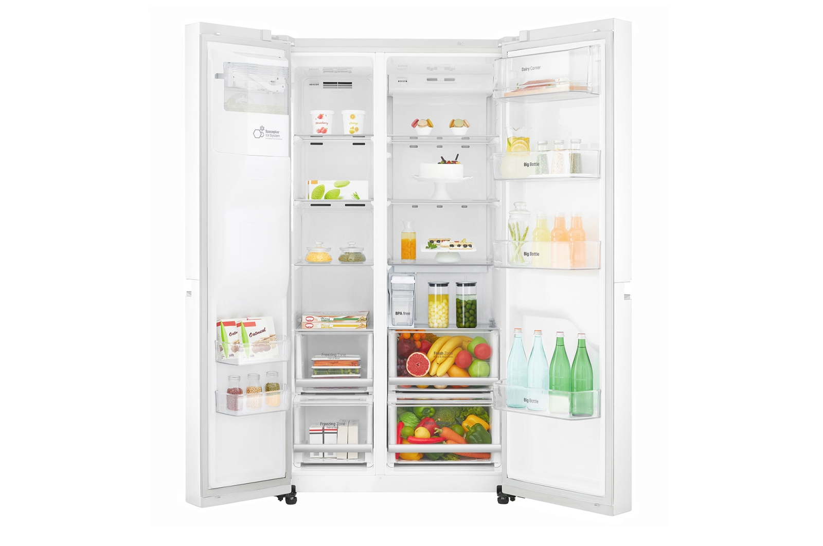 LG GSL961SWUZ side-by-side refrigerator Freestanding – image 9