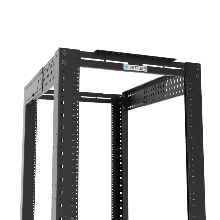 Vertiv VRX-45U2436-B-1224 rack cabinet 45U Freestanding rack Black – image 3