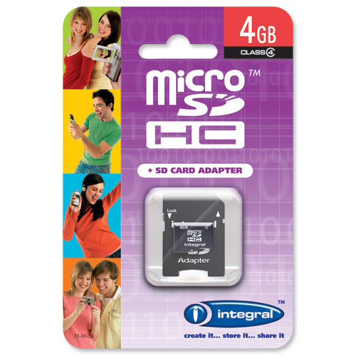 Integral 4GB MicroSD Card