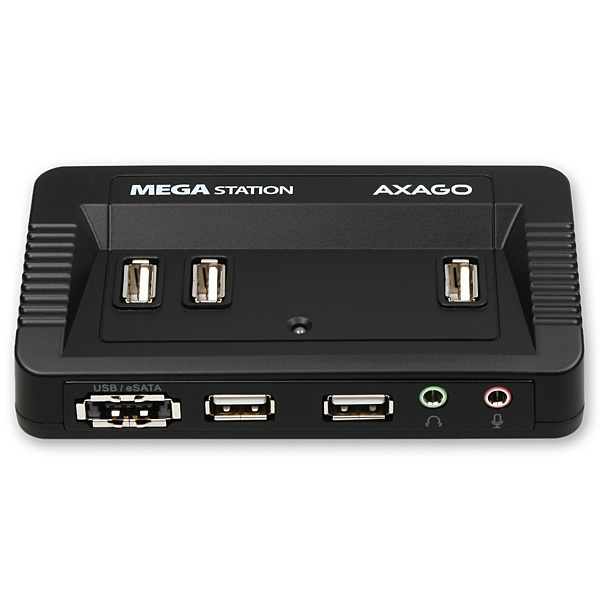 Axagon ADD-XM laptop dock/port replicator Black – image 2