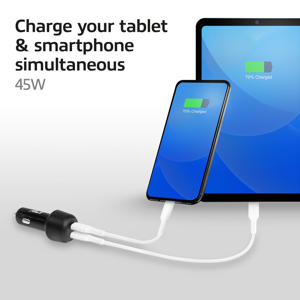 ACT 2-port USB-C Fast Car Charger – image 3