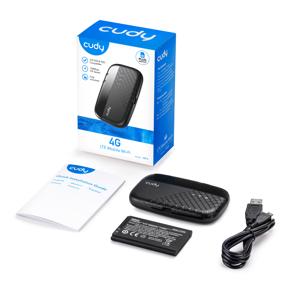 Cudy MF4 wireless router Single-band (2.4 GHz) – image 5