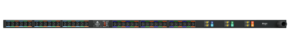 Vertiv Geist MN01D4W1-36CF13-3PS56B0A10-S-A power distribution unit (PDU) 36 AC outlet(s) 0U Black