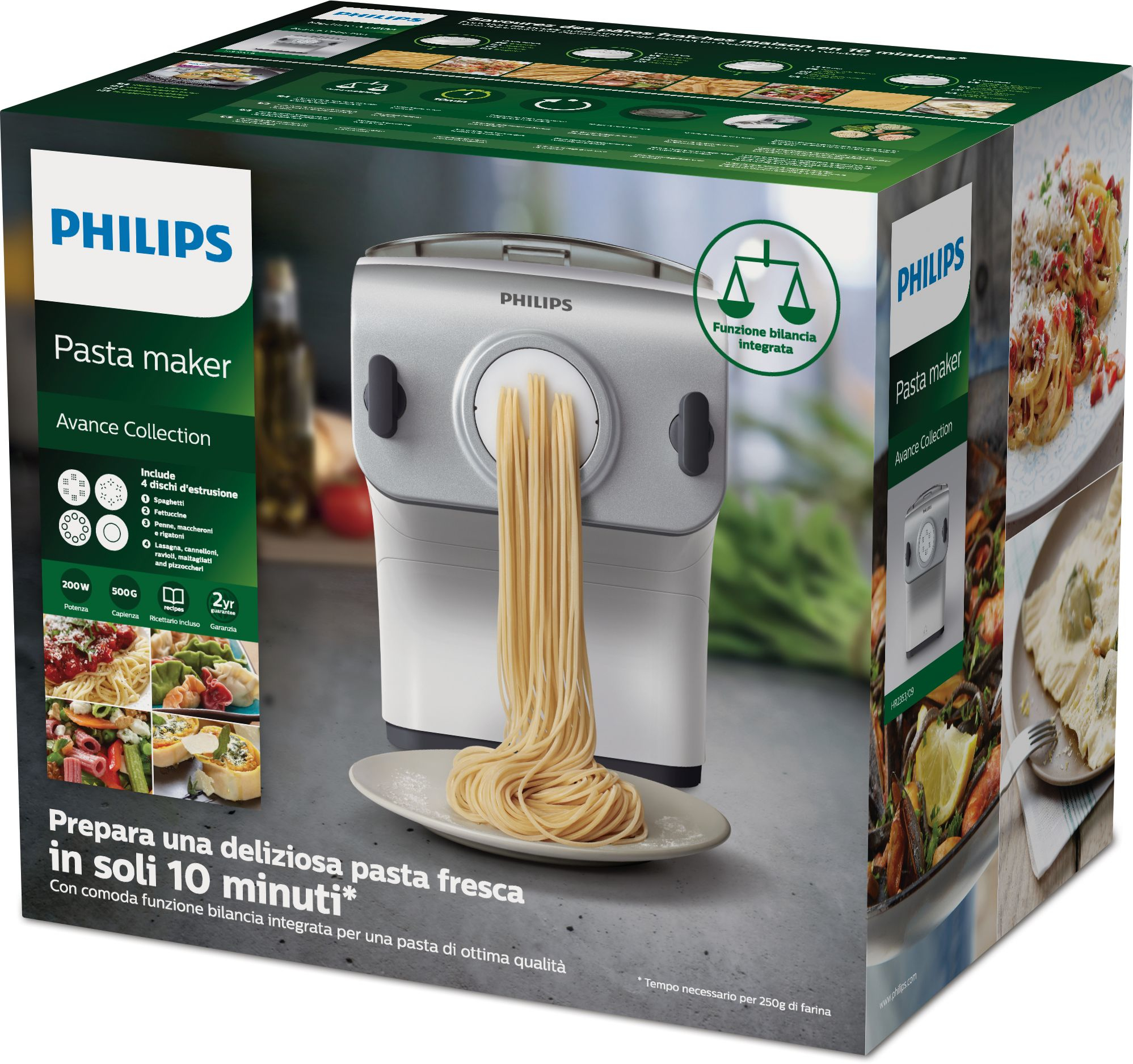 Philips Avance Collection HR2353/09 pasta/ravioli maker Electric pasta machine – image 4