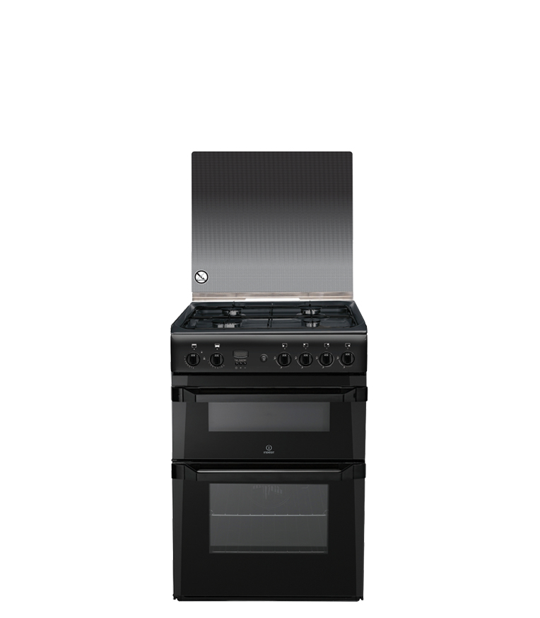 Indesit ID60G2A cooker Freestanding cooker Natural gas Gas Anthracite