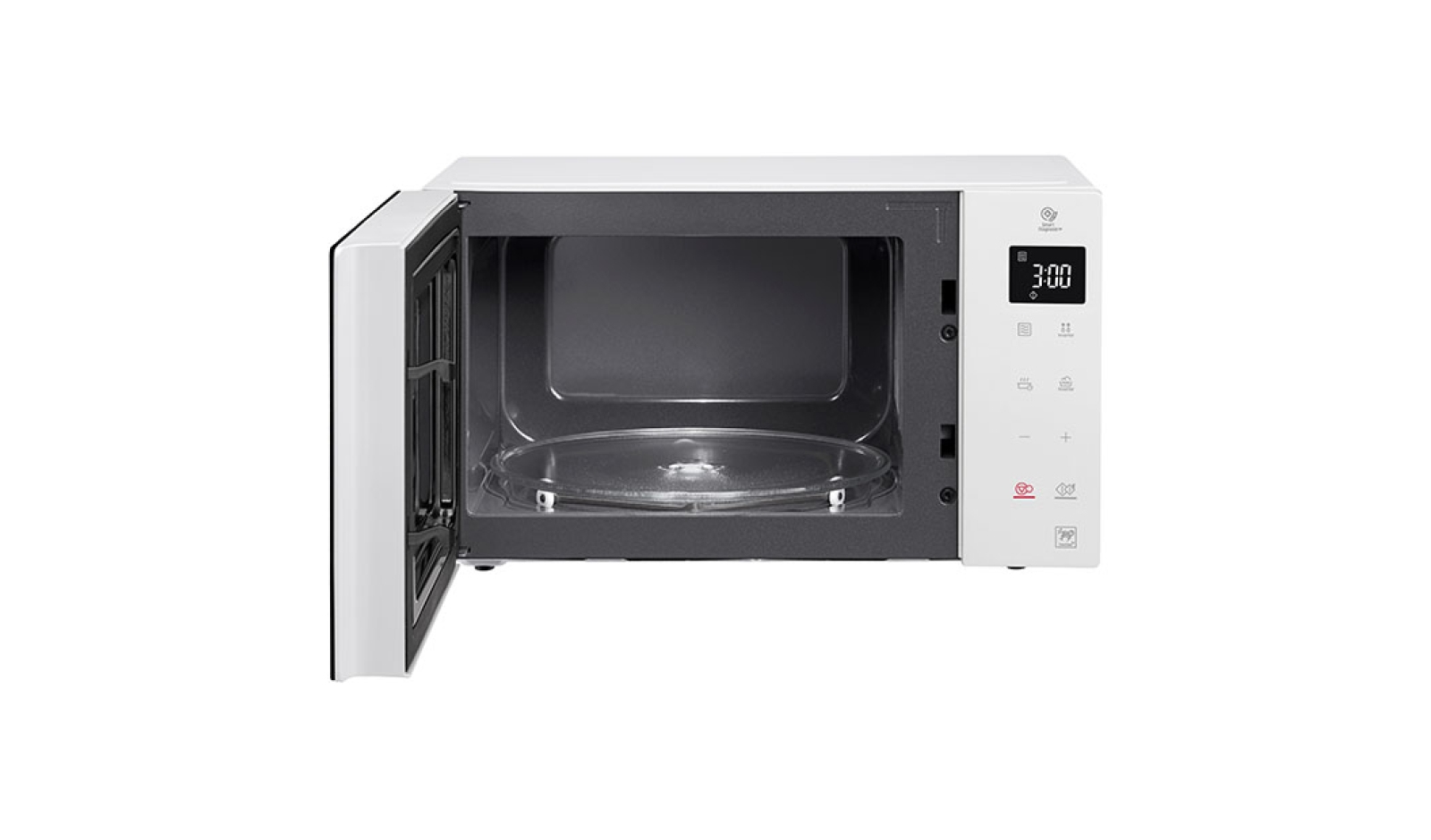 LG MS2535GISW microwave Black, White Solo microwave – image 4