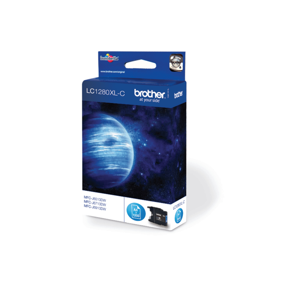 Brother LC1280XLC ink cartridge 1 pc(s) Original High (XL) Yield Cyan – image 2