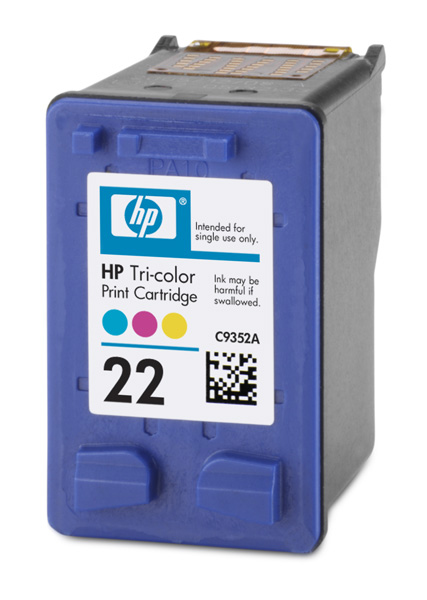 HP 22 Tri-colour Inkjet Print Cartridge – image 3