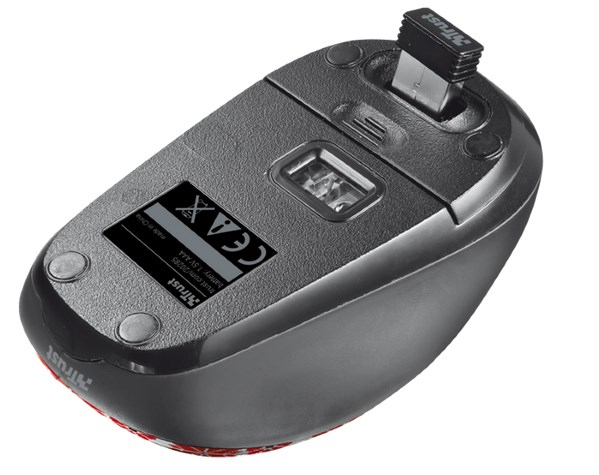 Trust 20285 mouse Travel Ambidextrous RF Wireless Optical 1600 DPI – image 4