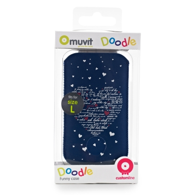 Celly MUCUN0190 mobile phone case Pouch case Blue – image 3