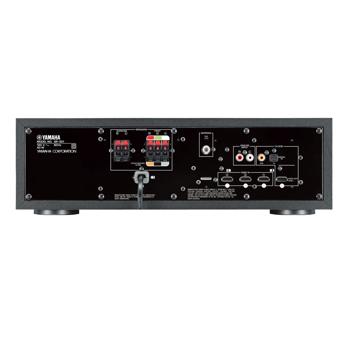 Yamaha YHT-S401 soundbar speaker Black 3.1 channels – image 8