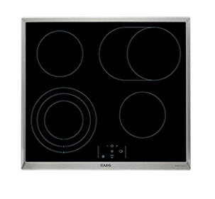 AEG HE634079XB Black, Stainless steel Built-in 6 zone(s)