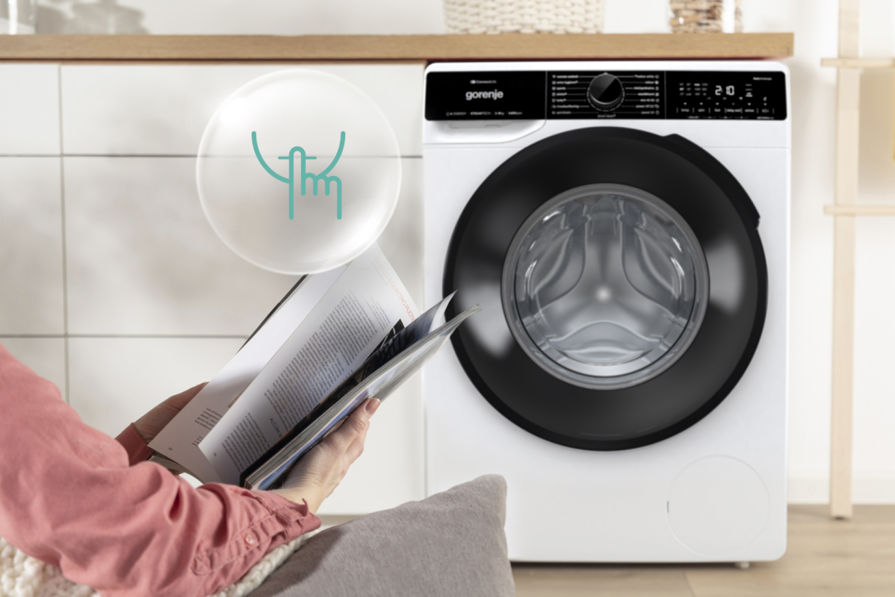 Gorenje WPNA94APWIFI washing machine Front-load – image 4