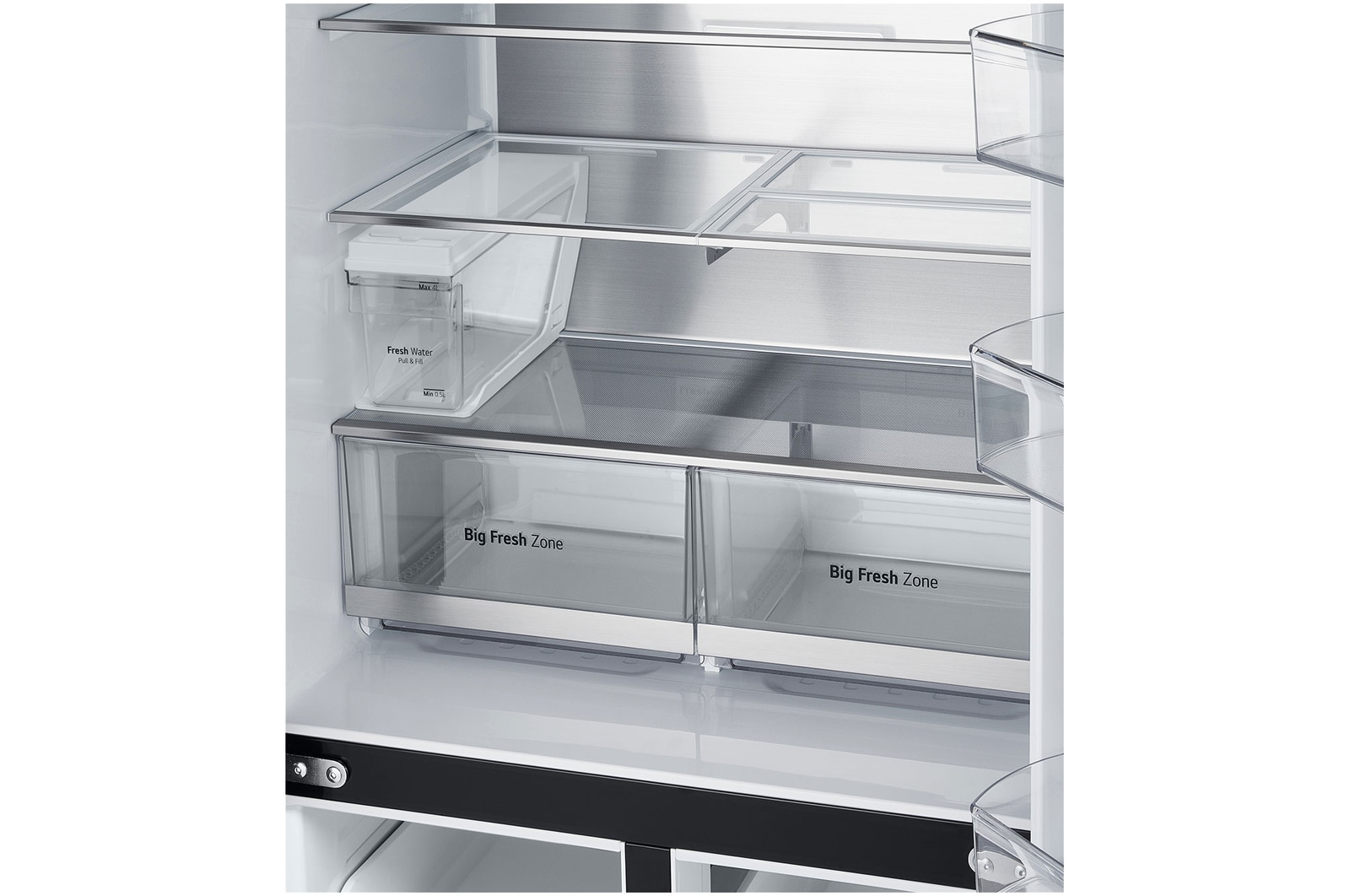 LG GF-LN500MBL side-by-side refrigerator Freestanding – image 7