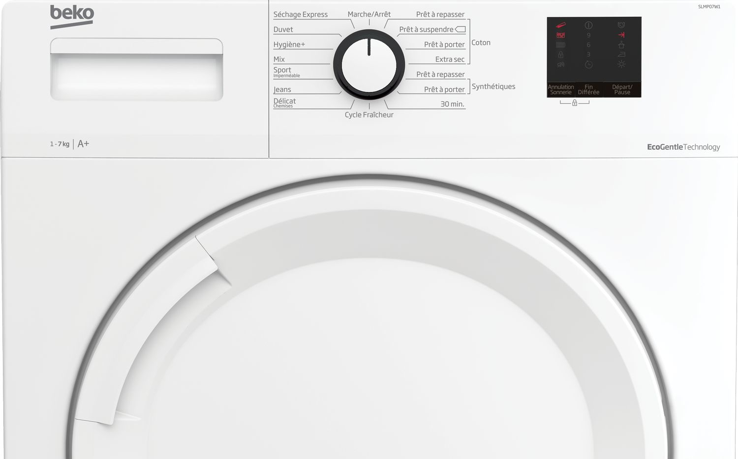 Beko SLP07W1 tumble dryer Freestanding Front-load – image 3