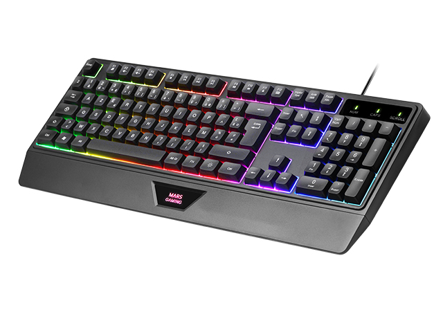 Mars Gaming MCP124 keyboard Mouse included USB QWERTY Spanish Black – image 3