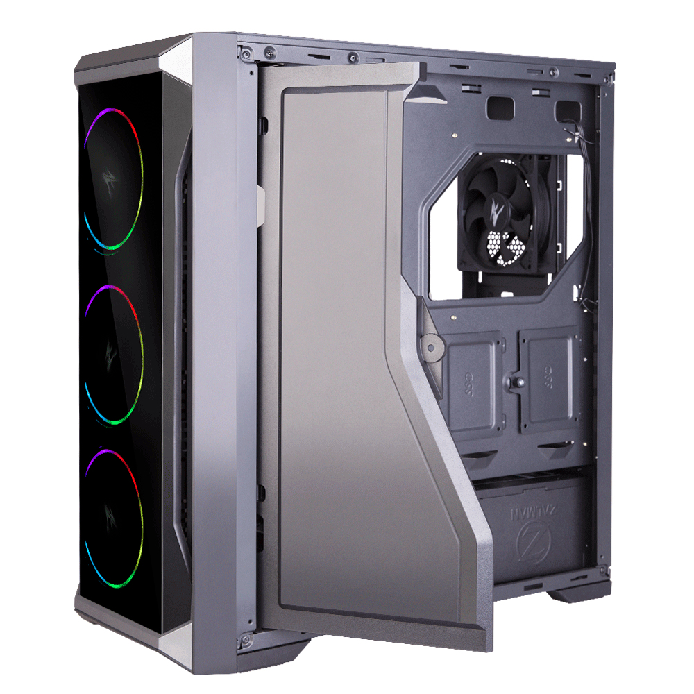 Zalman Z8 TG ATX Mid Tower PC Case, ARGB fan x3, T/G – image 3