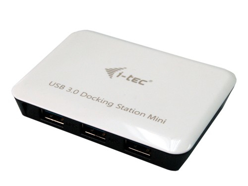i-tec U3MINIDOCK interface hub 5000 Mbit/s Black, White – image 2