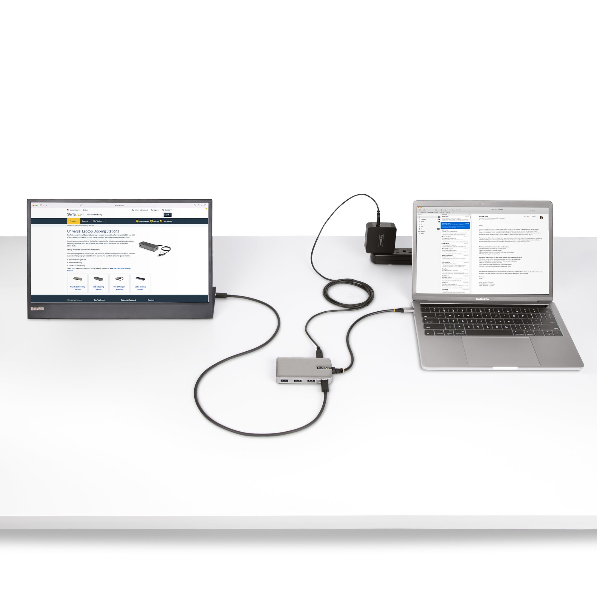 StarTech.com 4-Port USB-C Hub with USB-C DP Alt Mode Video Output 4K – image 6