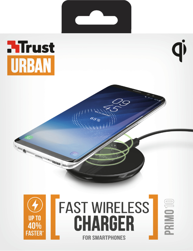 Trust Primo10 Smartphone Black USB Wireless charging Fast charging Indoor – image 6
