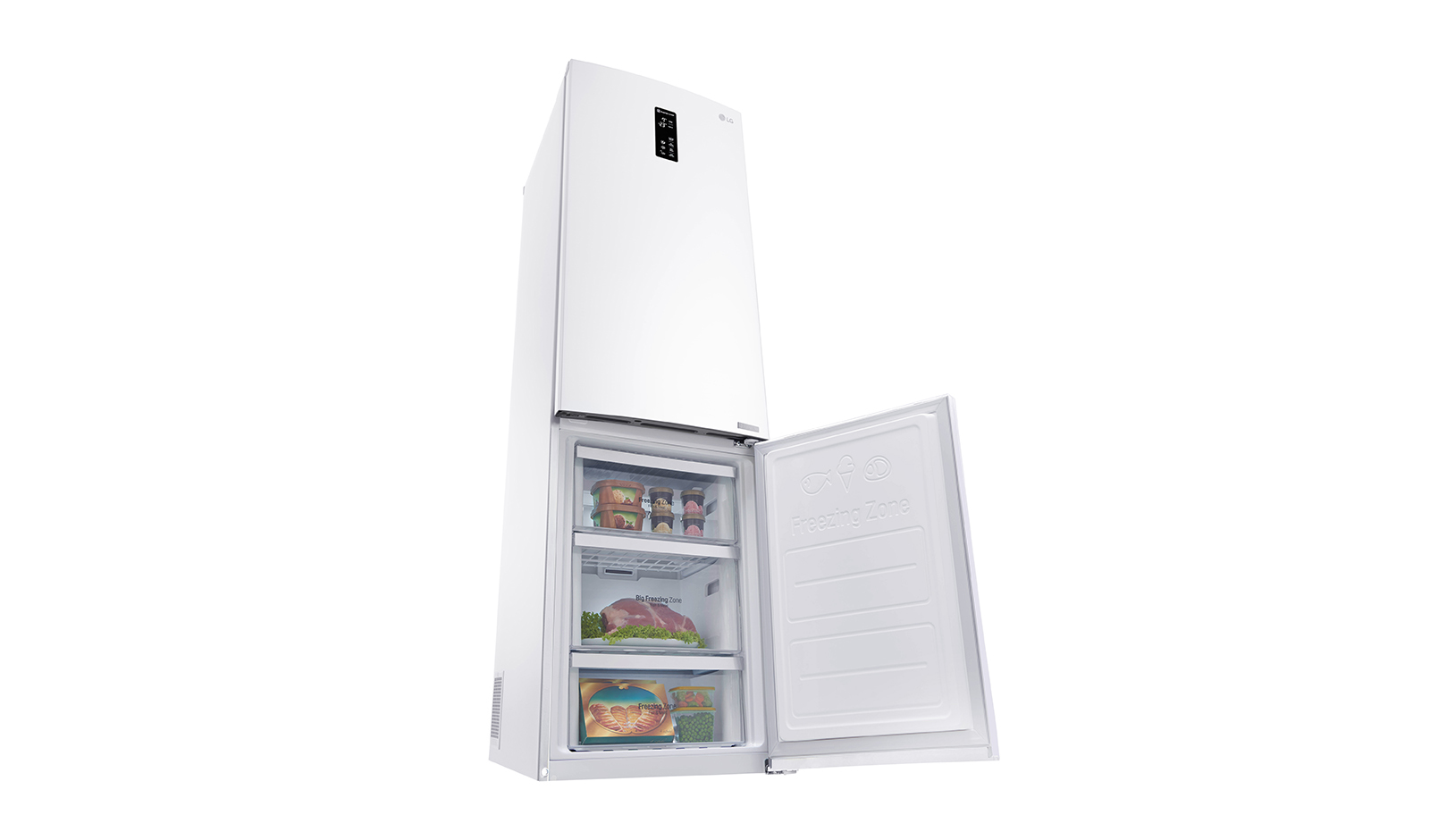 LG GBB60SWFFS fridge-freezer Freestanding – image 8
