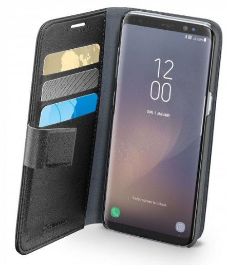 Cellularline BOOKAGENDGALS8PLK mobile phone case Folio Black – image 2