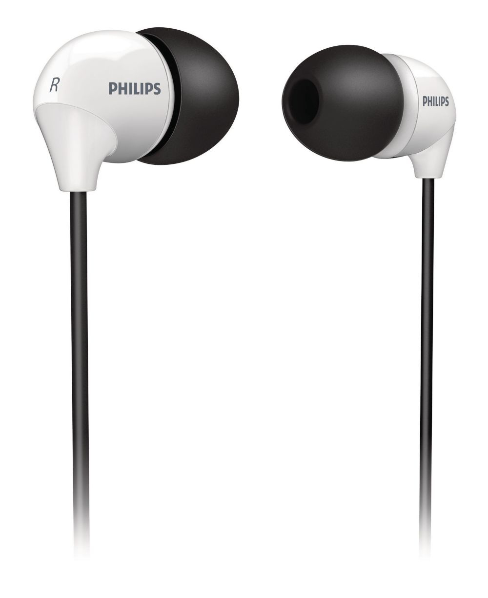 Philips SHE3570BW/98 headphones/headset Wired In-ear Black, White