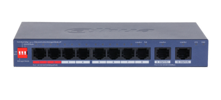 Dahua Technology PoE CS4010-8GT-110-V2 network switch Managed L2 Gigabit Ethernet (10/100/1000) Power over Ethernet (PoE) Black – image 2