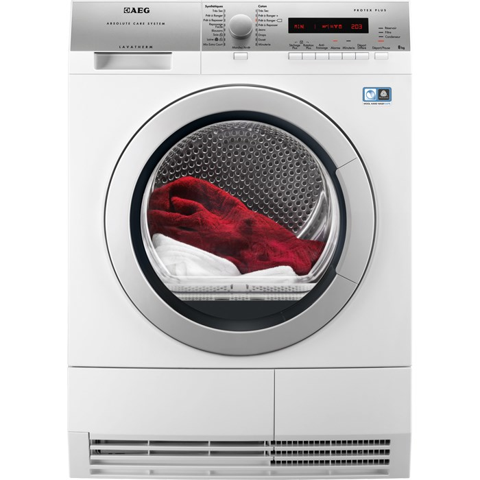 AEG T76788IH1 tumble dryer Freestanding Front-load
