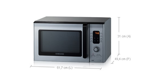 Samsung CE107B-S microwave Silver – image 3