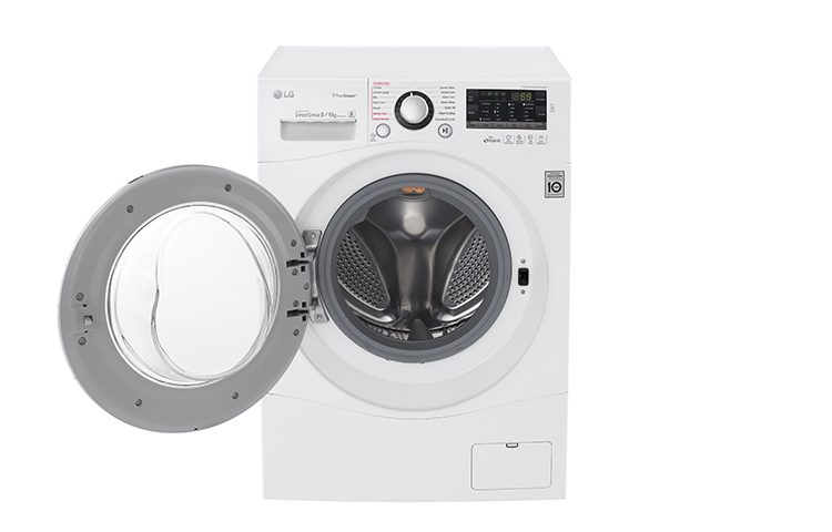 LG FH4A8FDH2N washer dryer Freestanding Front-load Black, White – image 6