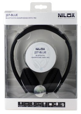 Nilox J27-BLUE Headset Wireless Head-band Bluetooth Black – image 3