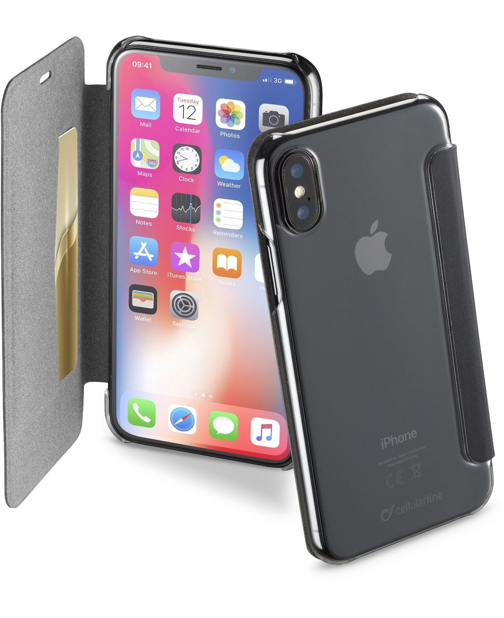 Cellularline Clear Book - iPhone XS/X – image 3