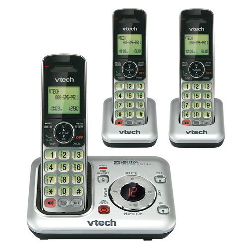 VTech CS6429-3 telephone DECT telephone Caller ID Grey