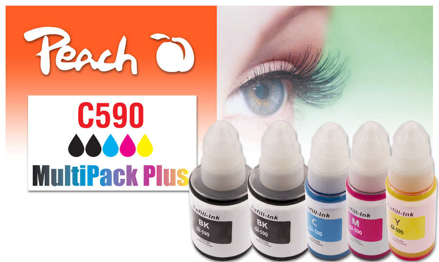 Peach 321339 ink cartridge 5 pc(s) Compatible Standard Yield Black, Cyan, Magenta, Yellow