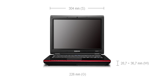 Samsung Q NP-Q210-AS04PL laptop Intel® Core™2 Duo P7450 – image 2
