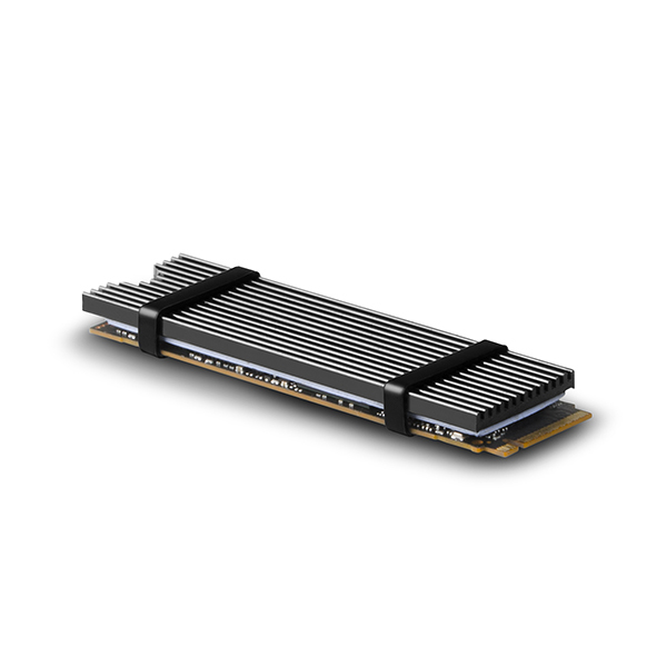 Axagon CLR-M2L computer cooling system Solid-state drive Heatsink/Radiator Black – image 1